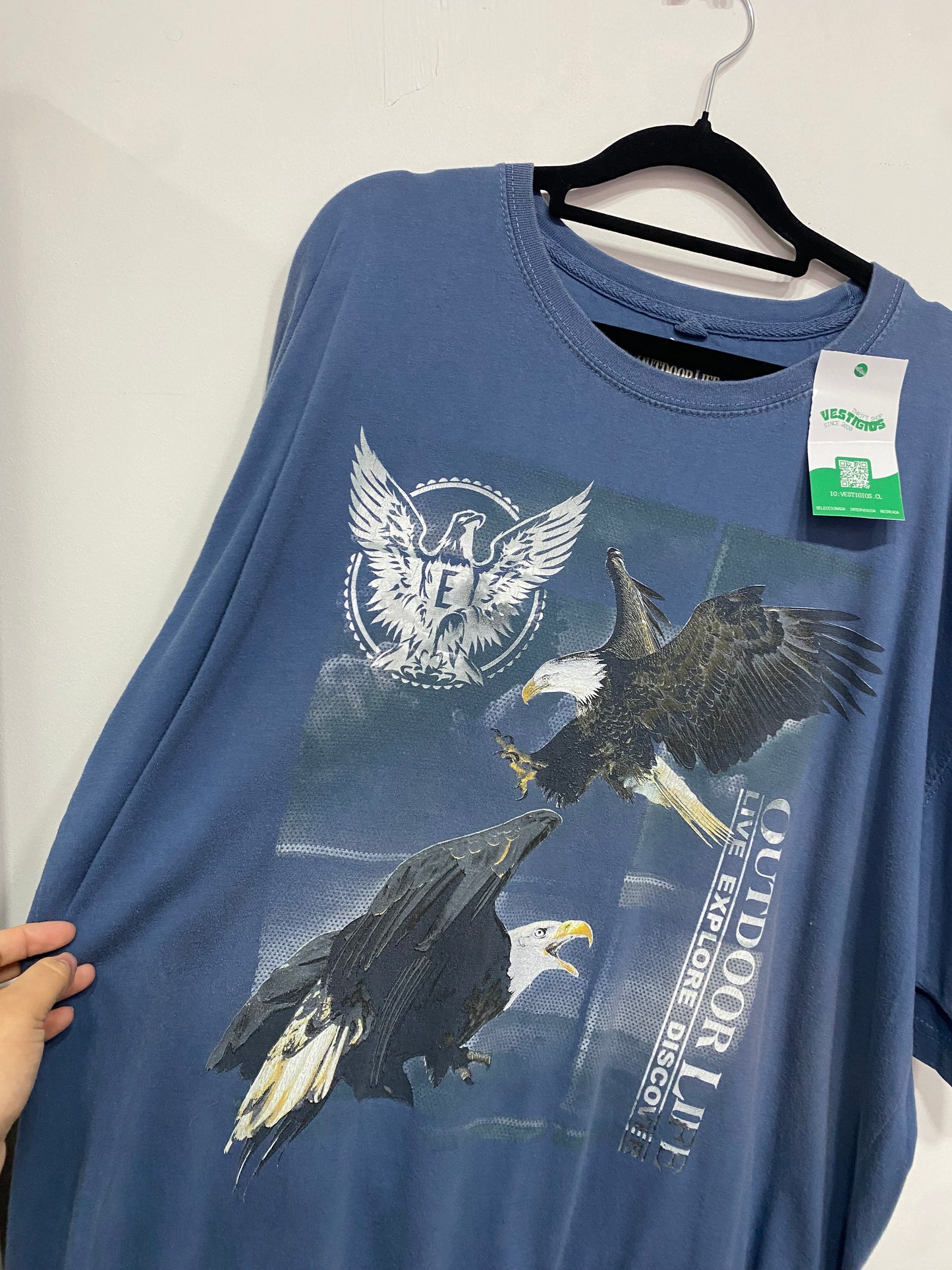 POLERA AZUL AGUILAS