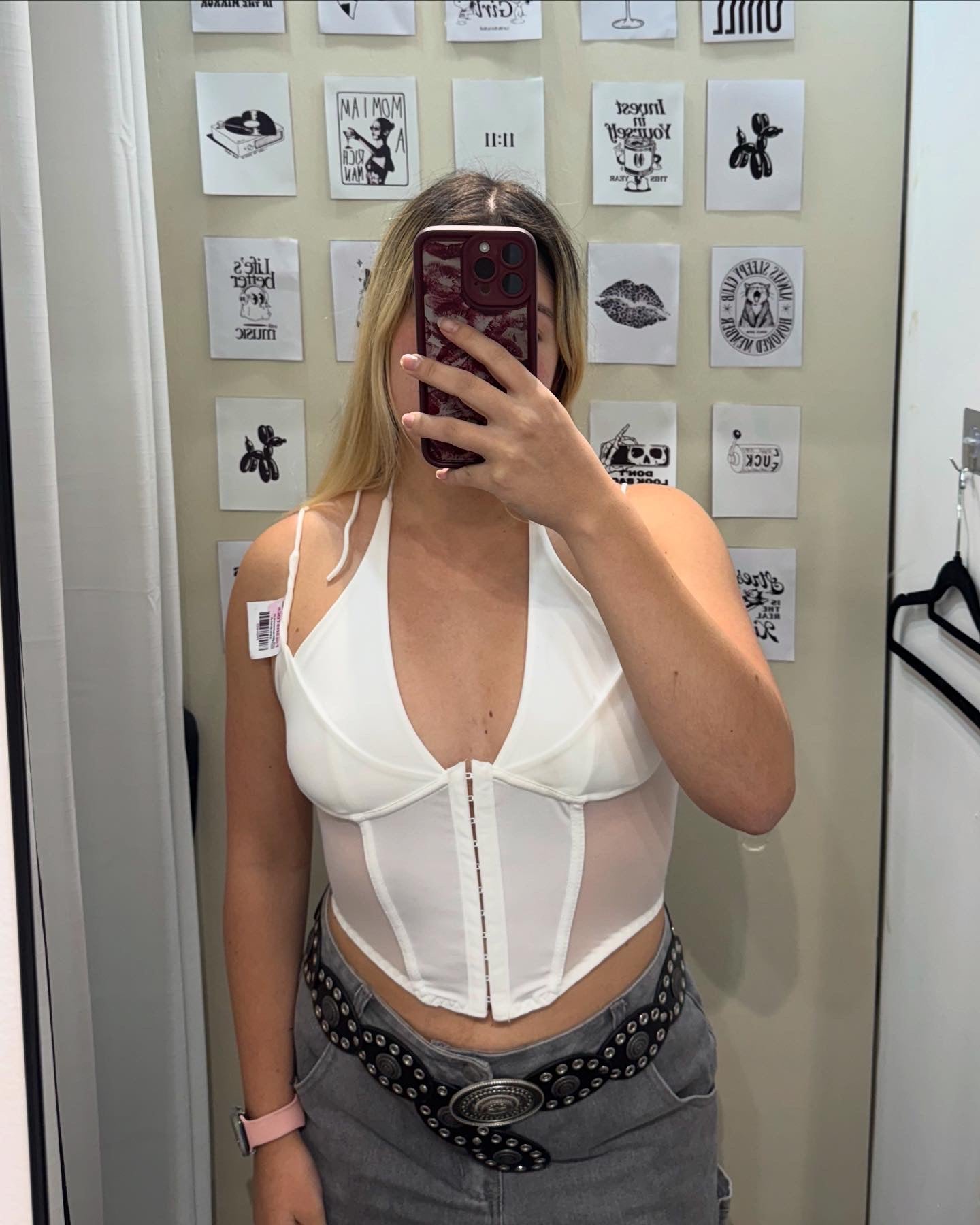 Corset blanca blanco