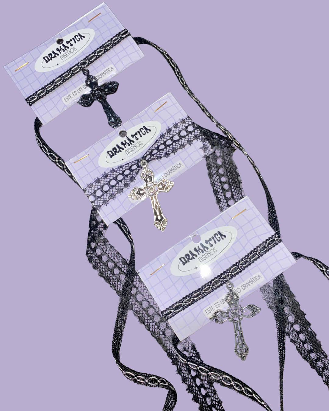 Collar cruz diseño