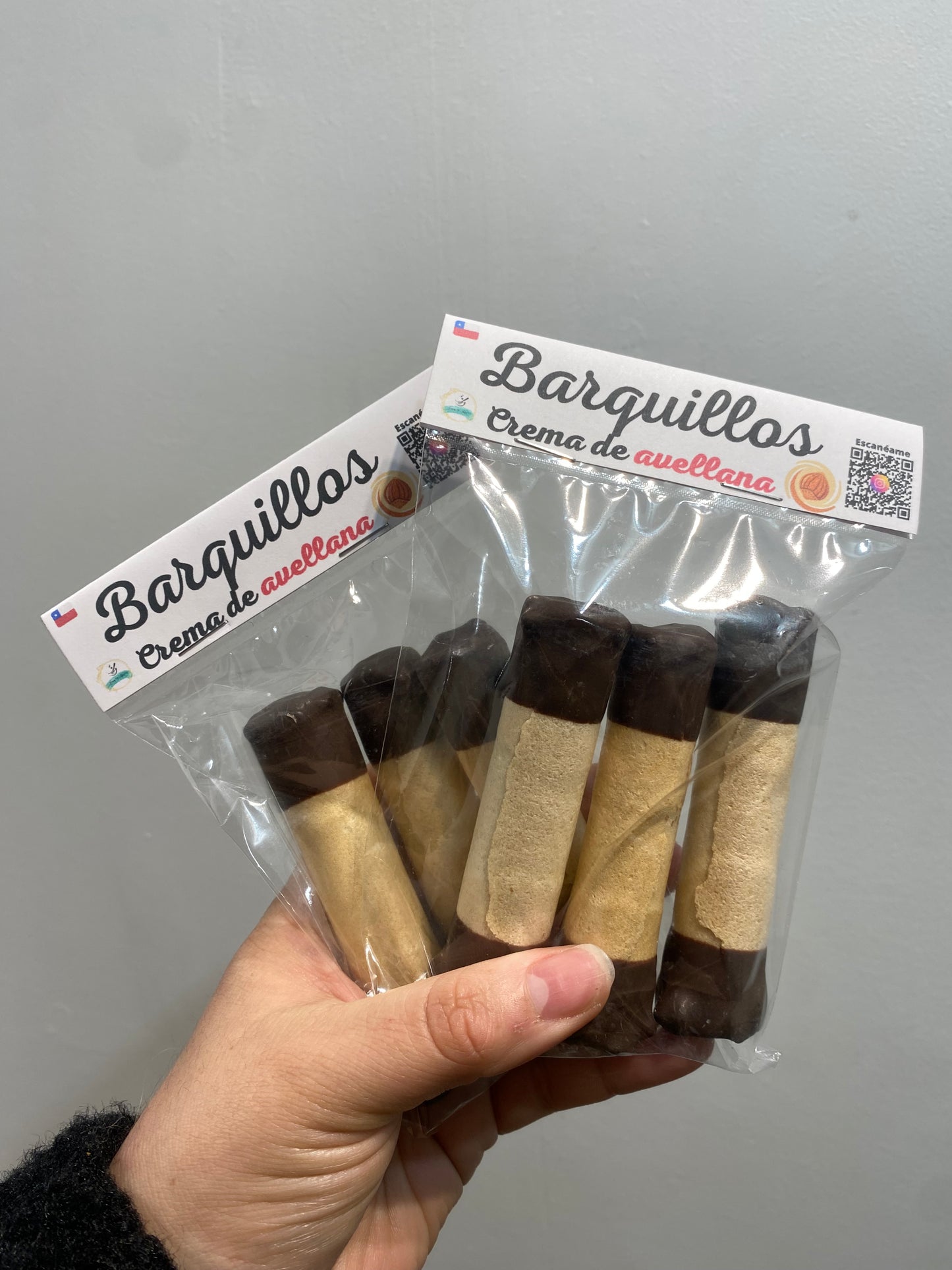 Barquillos de Crema de avellana