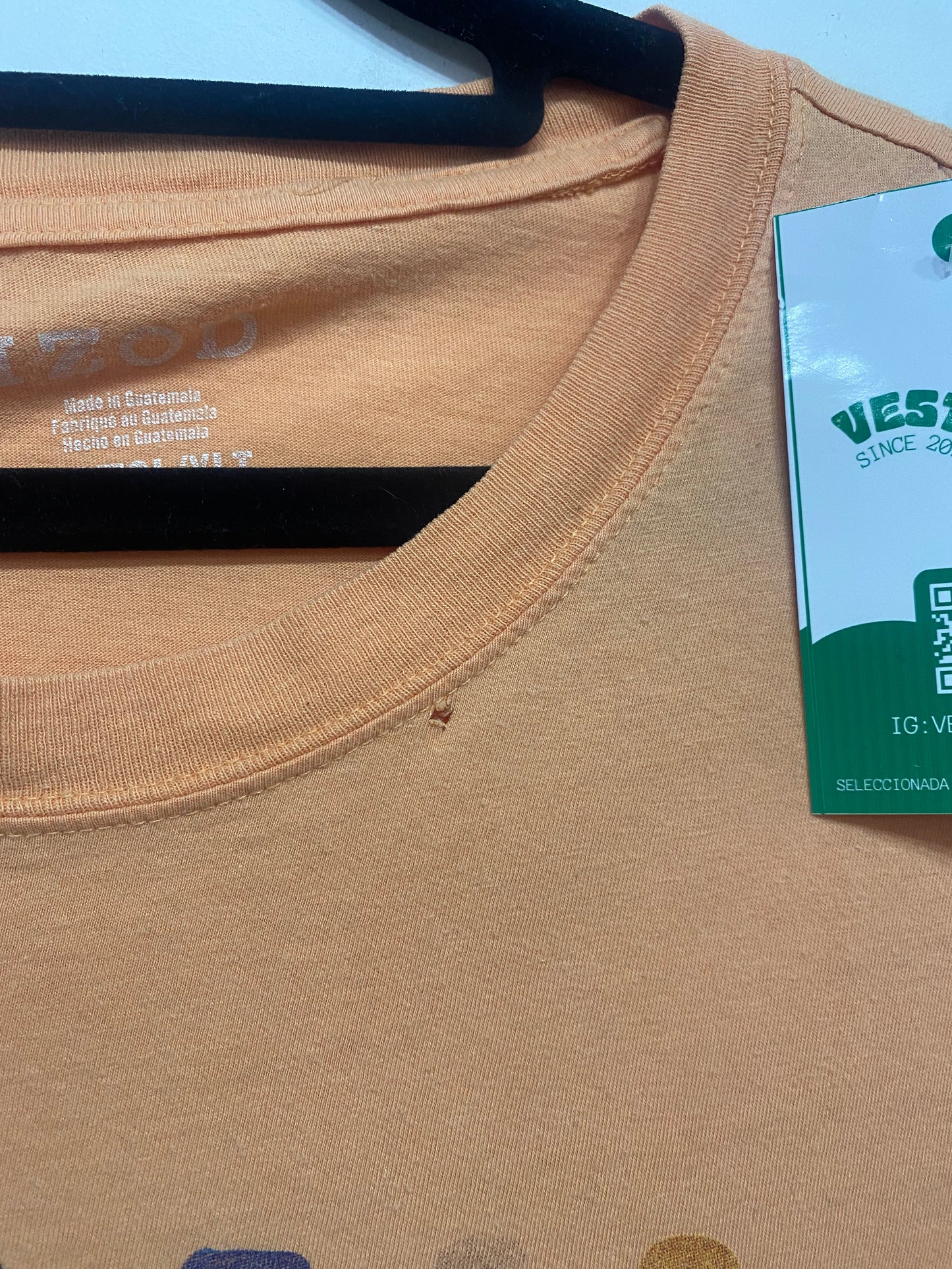 POLERA NARANJA IZOD (B)