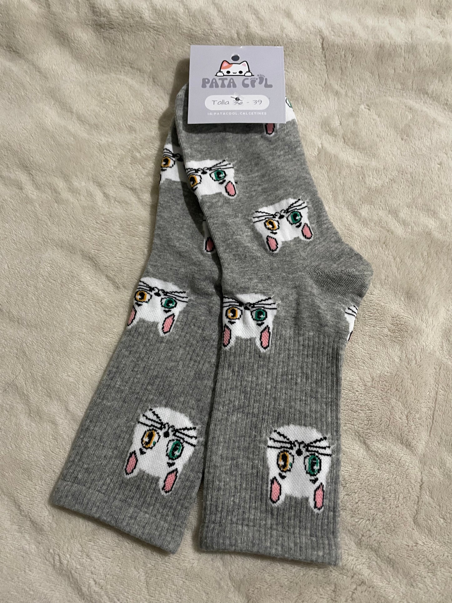 Calcetín gatitos