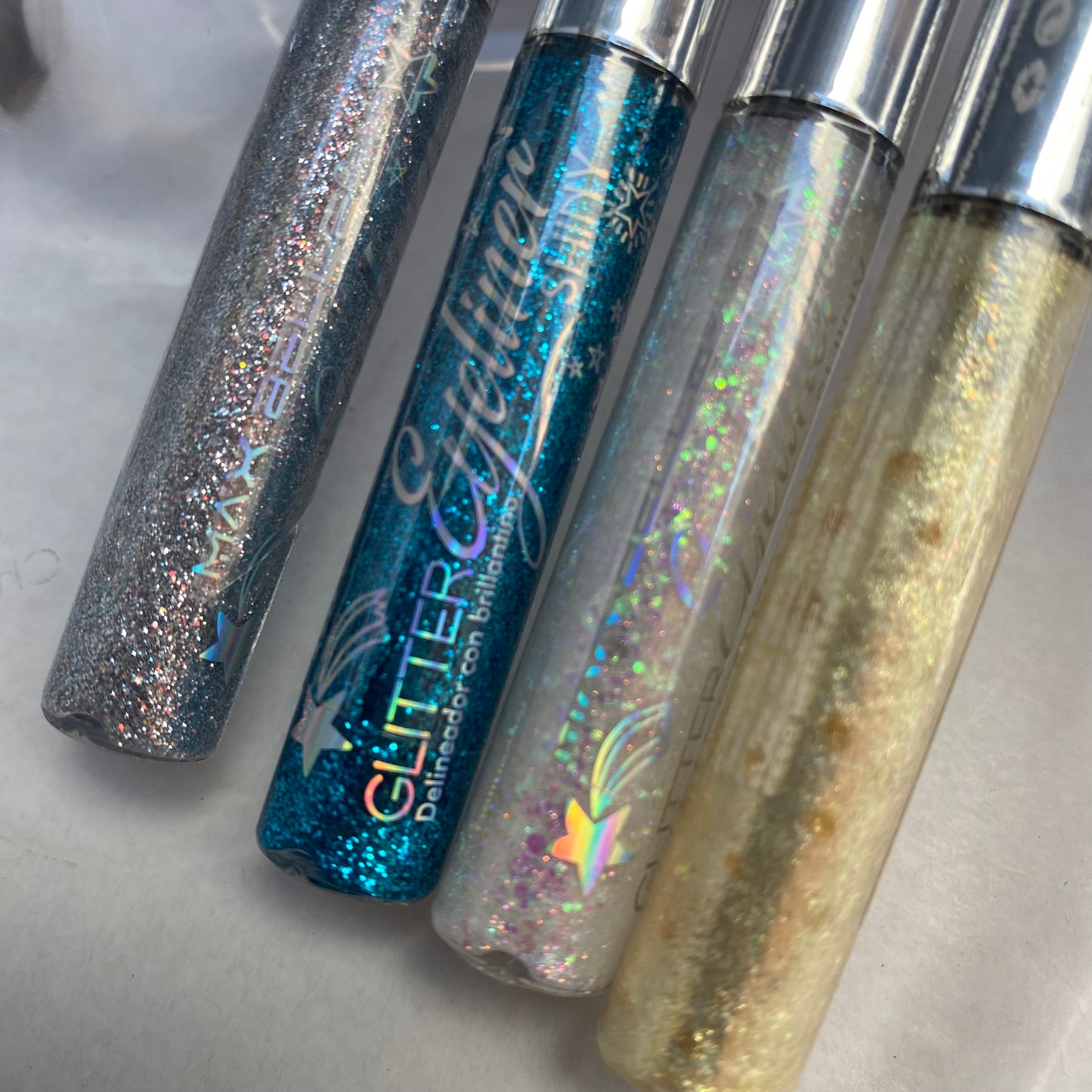 Delineador líquido glitter