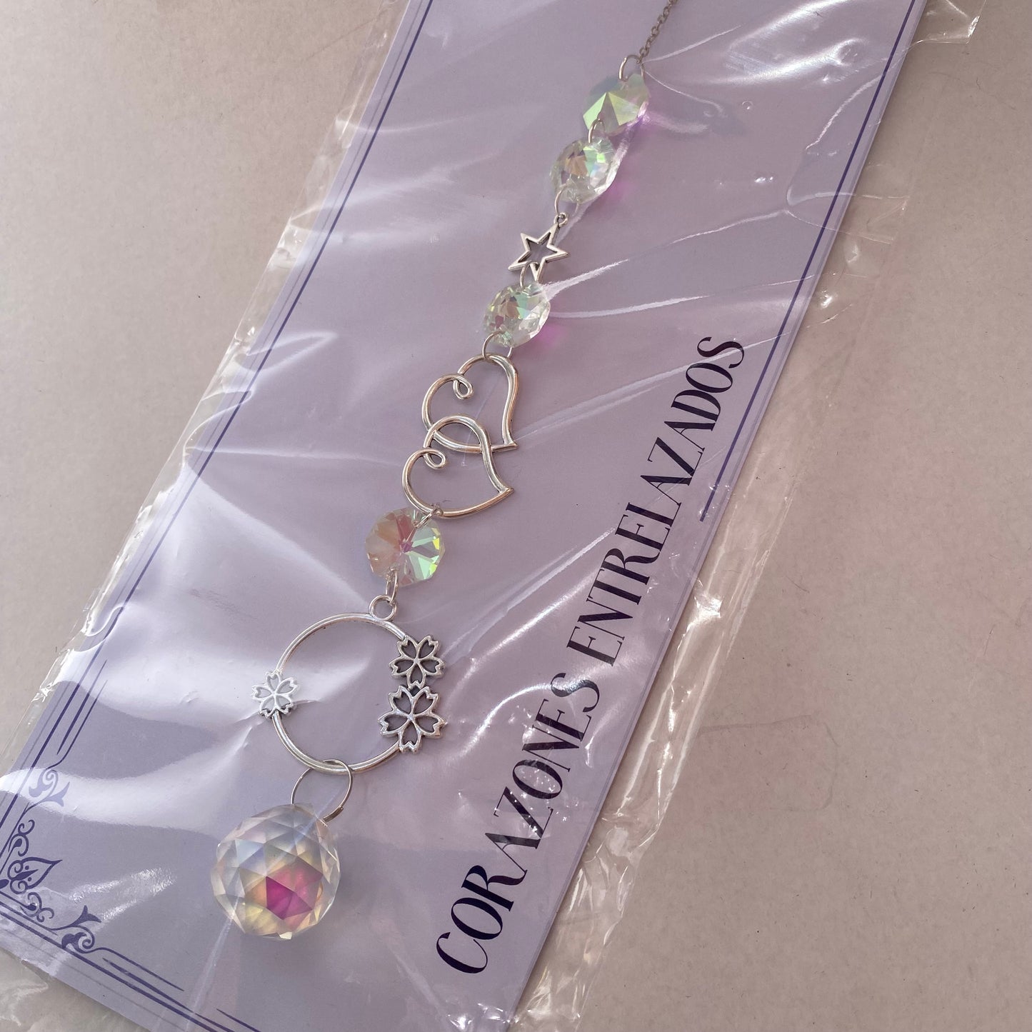Atrapasol Corazones Entrelazados