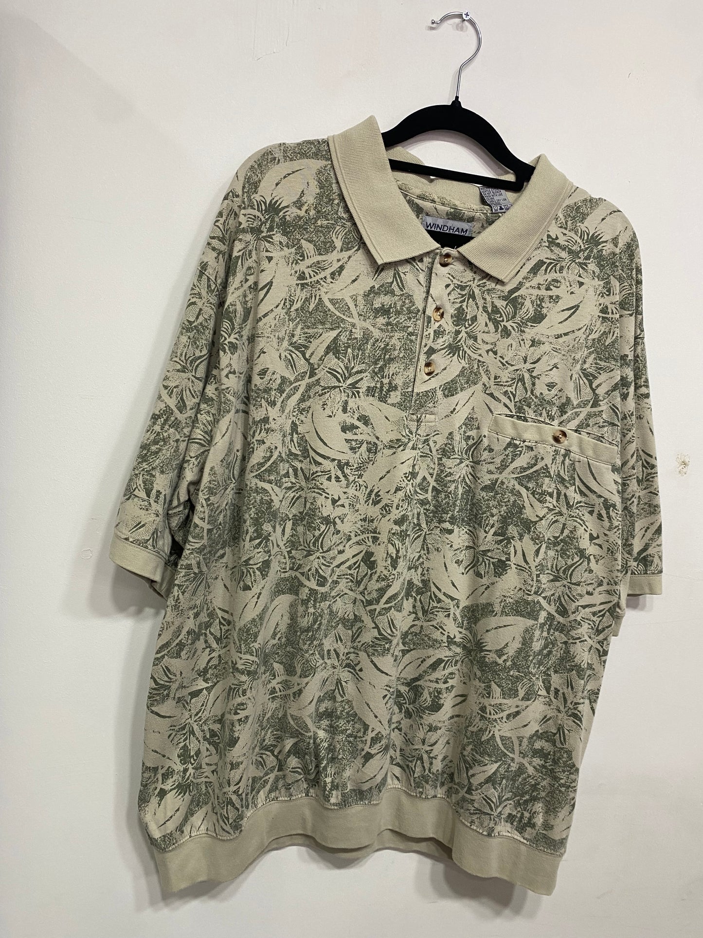 POLERA CUELLO PIQUÉ VERDE VTG