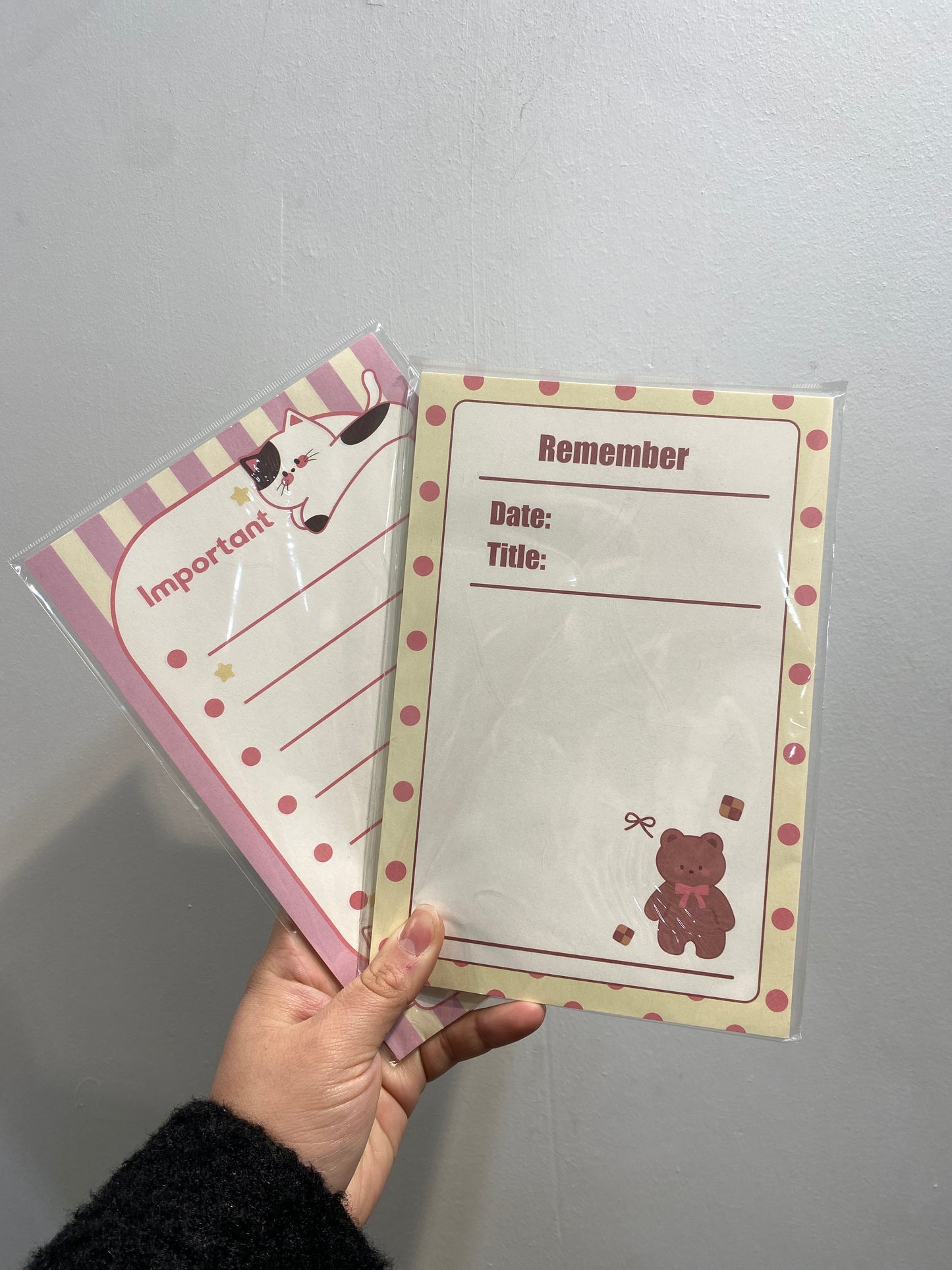 BLOCK DE NOTAS RECORDATORIOS