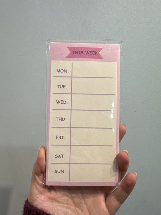 BLOC PLANNER SEMANAL