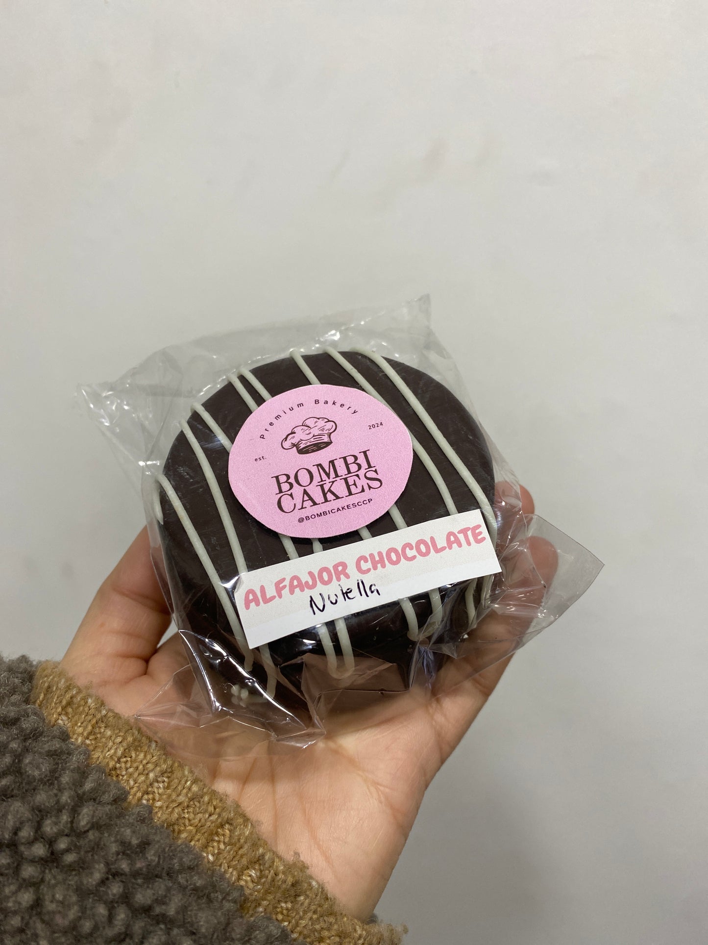 ALFAJOR DE CHOCOLATE NUTELLA