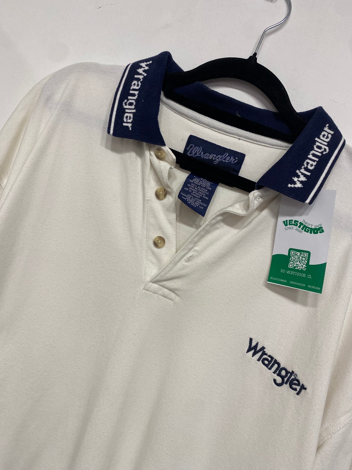 POLERA WRANGLER CUELLO PIQUÉ