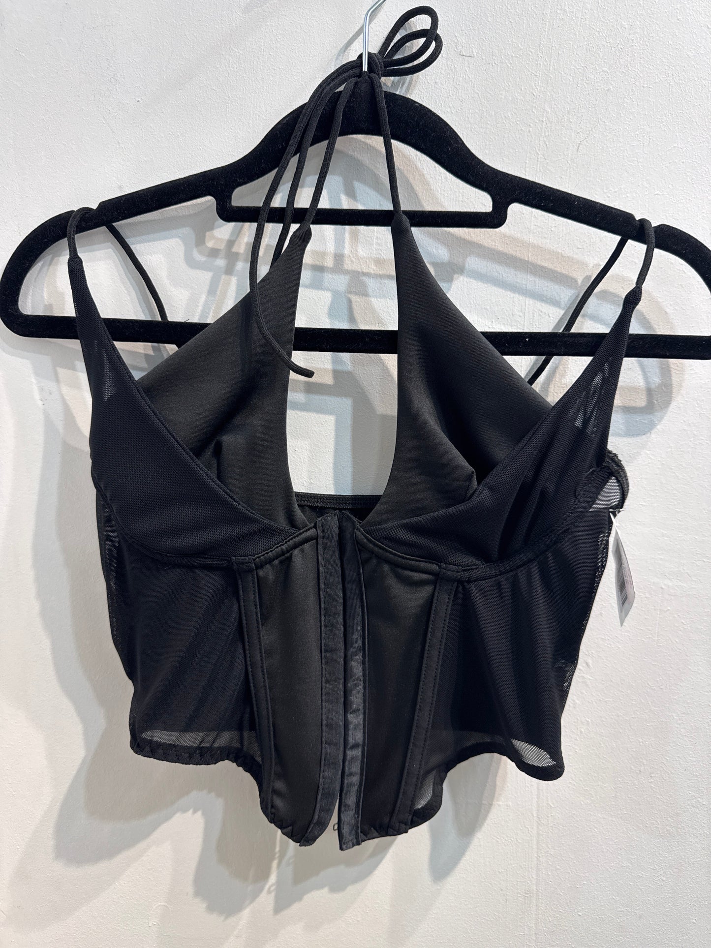 Corset blanca negro