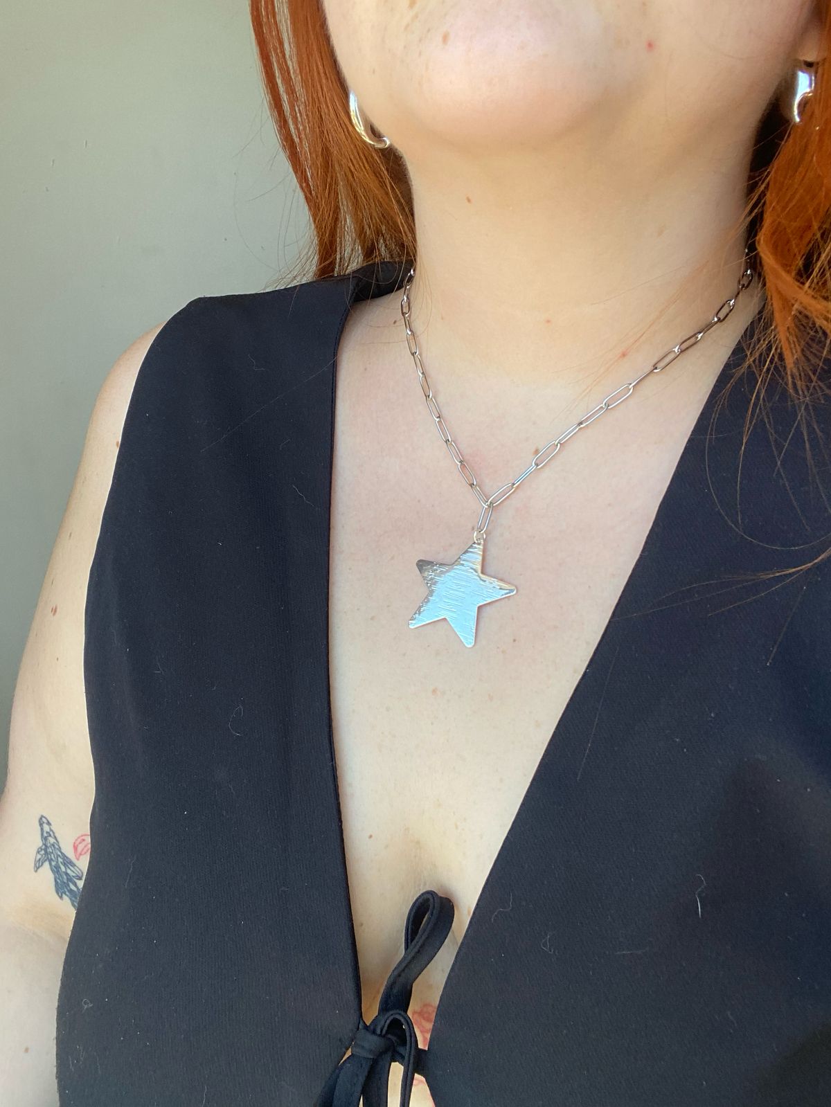 COLLAR ACERO-ESTRELLA