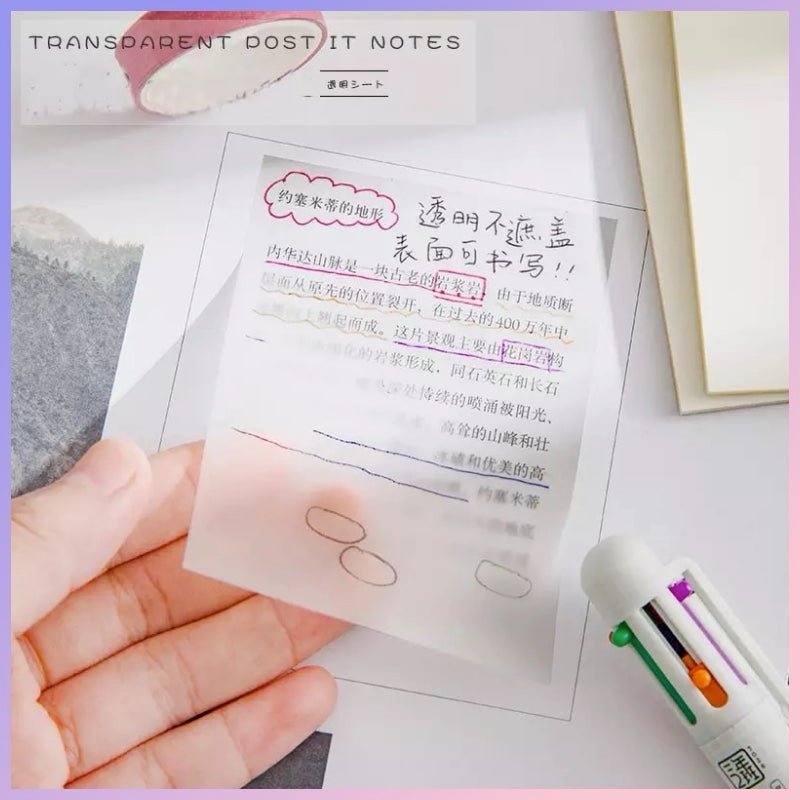 Post it transparente