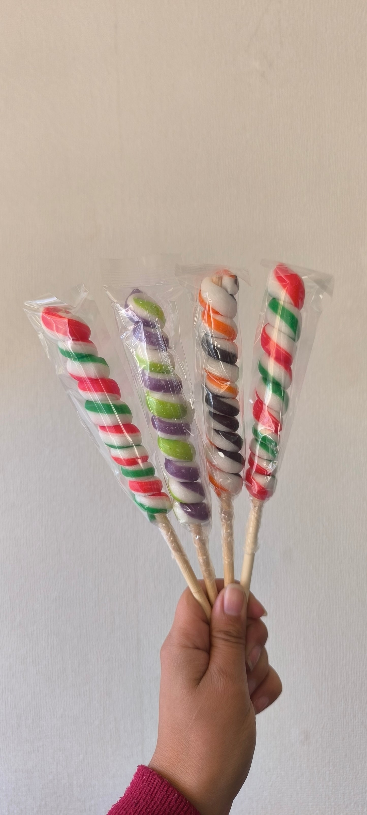 Paleta dulce de caramelo