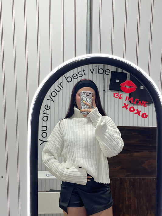 Sweater cuello alto