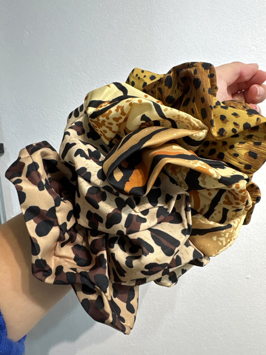 Scrunchie animal print