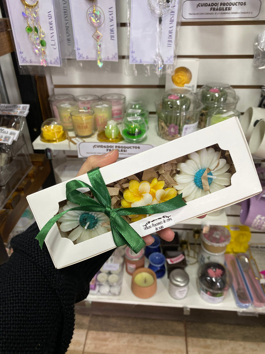 Trio velas flotantes