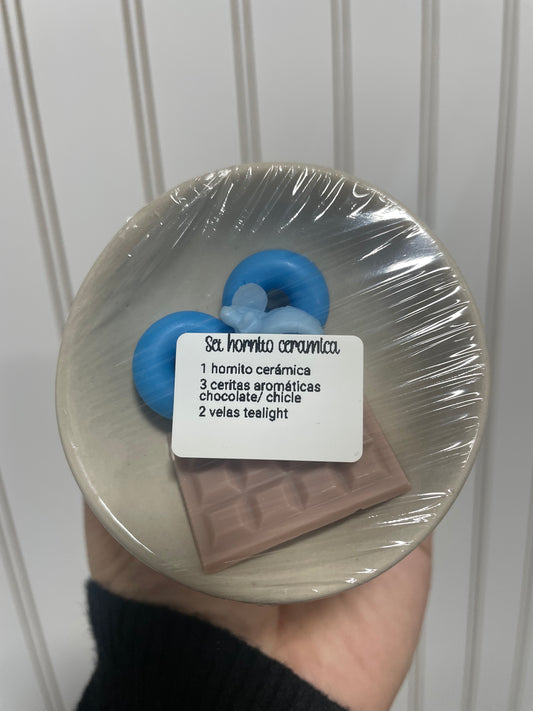 Set hornito ceramica pequeño