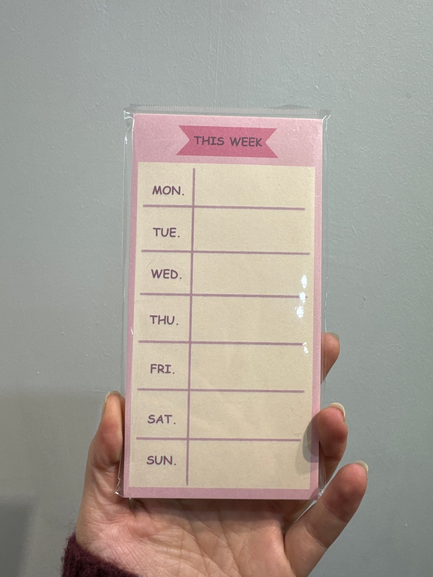 BLOC PLANNER SEMANAL