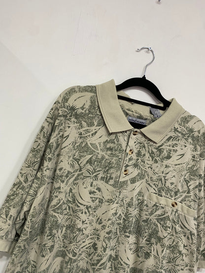 POLERA CUELLO PIQUÉ VERDE VTG