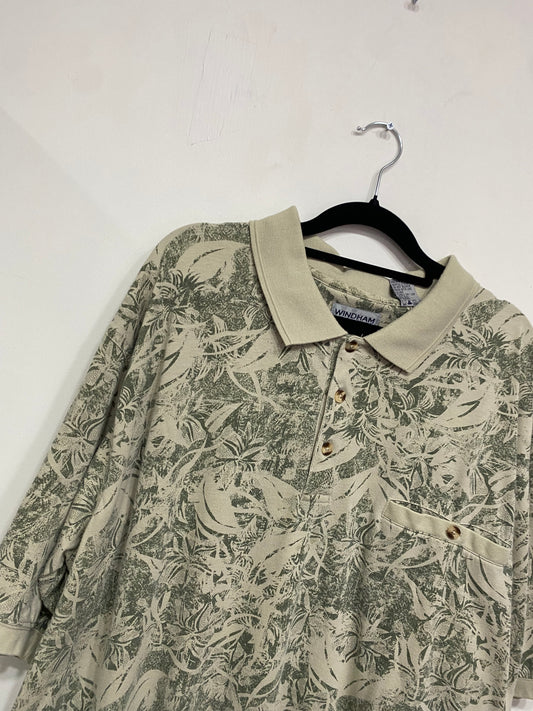 POLERA CUELLO PIQUÉ VERDE VTG