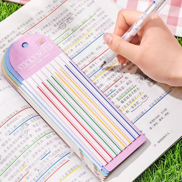 POST IT LINEALES PASTEL