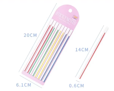 POST IT LINEALES PASTEL