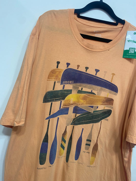 POLERA NARANJA IZOD (B)