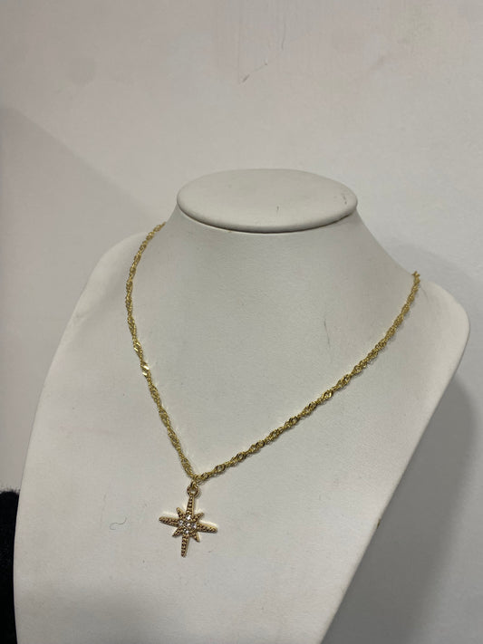 Collar estrella brillo