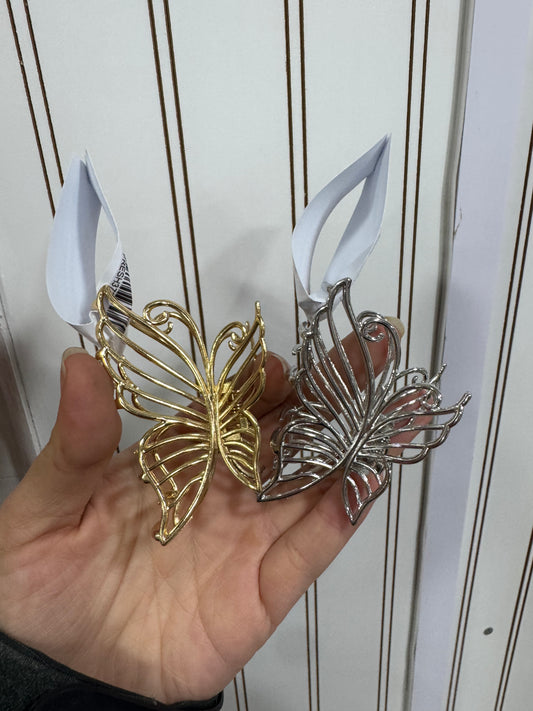 Pinza metálica mariposa 2