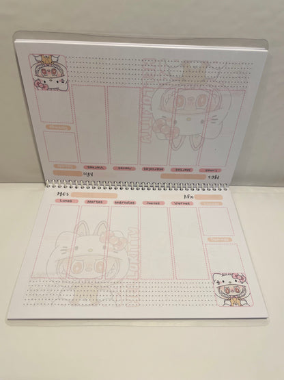 Planner semanal - LABUBU