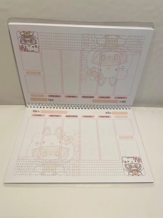Planner semanal - LABUBU