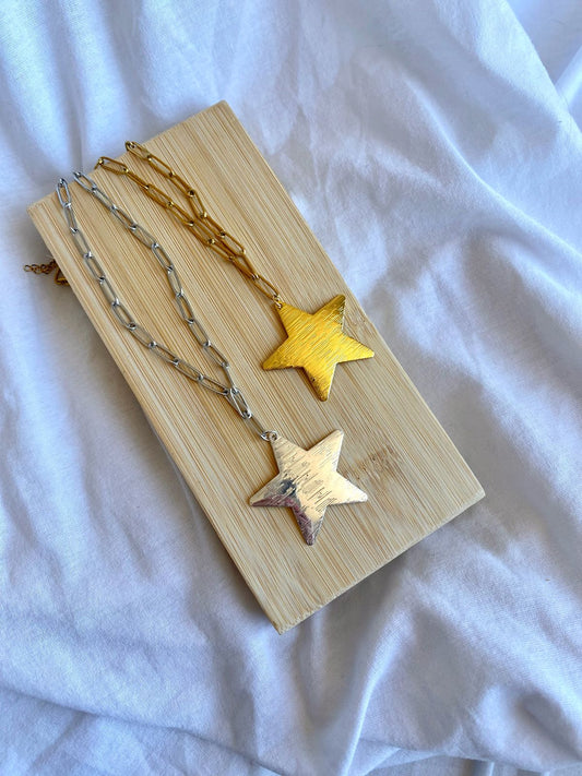 COLLAR ACERO-ESTRELLA